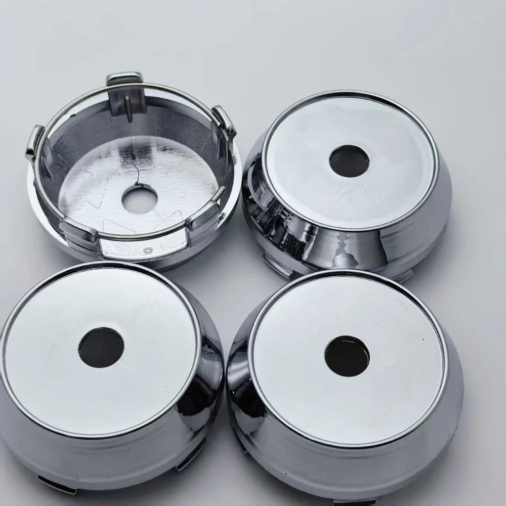 4pcs 60mm 64mm 65mm 68mm 69mm Universal Blank Car Wheel Center Caps Hub High Cap No Badge Hubcaps Rim Dust Cover Car Accessories