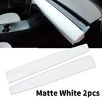 Car Dashboard Cover For Tesla Model 3 Y Door Dash Trim Panel Carbon Fibre ABS Interior Accessories Sticker 2021-2024 New