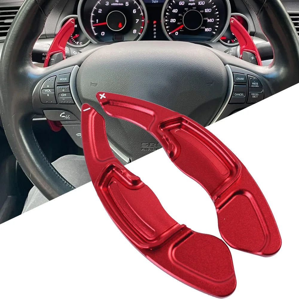 1 Pair Aluminum Alloy Paddle Shifter For Honda Accord Odyssey Acura MDX, ILX,  RDX, TLX, TSX Steering Wheel Shift Paddle Shifter