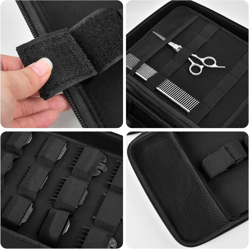 (Case only) Hard Travel Case for Hair Clippers, Hair Cutting Barber Supplies Organizer Bag, Trimmer Storage Holder for Ufree