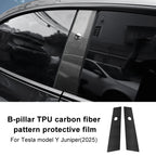 PPF Car Paint Protection Headlight Film for Tesla Model Y Juniper 2025-up Transparent Protective B-pillar Tail light Film