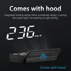 M3 Auto OBD2 GPS Head-Up Display Auto Electronics HUD Projector Digital Speedometer Obd2 Display  Windshield Big Font projection