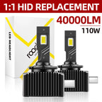 roadsun D1S Led Headlight 110W D2S D4S D5S D3S LED Canbus Auto Bulbs 1:1 Xenon Car Light D1R D4R D2R 6500K CSP Chip Super Bright