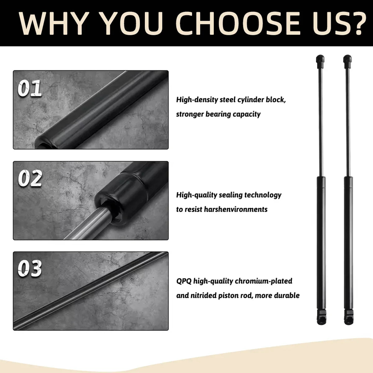Hood Lift Support Rod OE 51237060550 Front Hood Gas Struts Spring Bar Support Rod For BMW 3 Series E90 E91 E92 E93 2004-2013