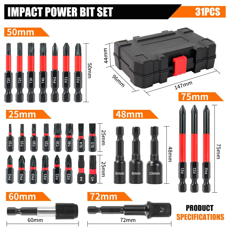 31pcs set