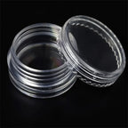 50/100/300pcs 5g Transparent Cosmetic Bottles Containers Pot Sample Clear Cream Jar For Nail Arts Small Clear Can Tin For Balm