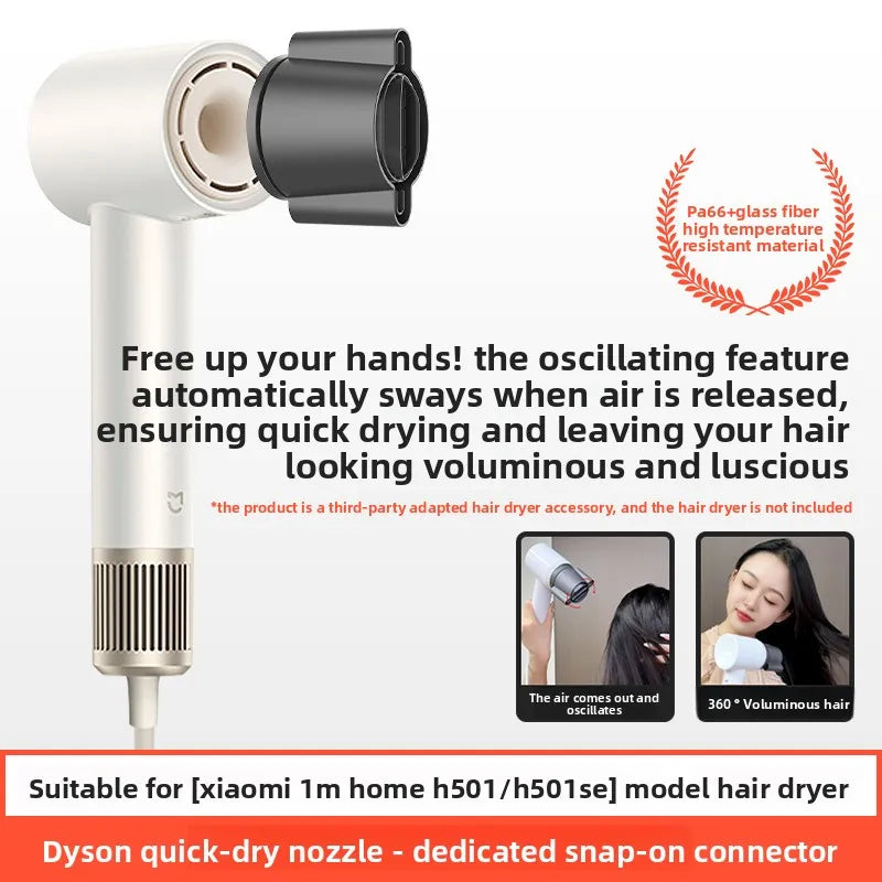 For Xiaomi Mijia Hair Dryer Drying Modeling Mouthpiece Accessories  H501/H501SE