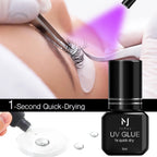 UV Eyelash Glue Makeup Tools Water Proof Quick Dry in 1 Second Eyelash Extension Supplies Colorless Tasteless Eyelash Glue