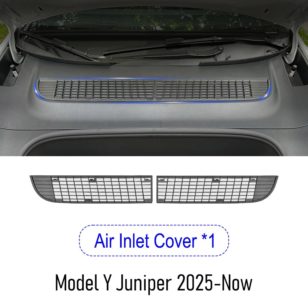 Tesla Model Y Juniper 2025-2026 Front Trunk Air Inlet Vent Grille Insect Net Cover