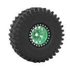 Metal 1.9 Beadlock Wheel Rim Tires Set for 1/10 RC Crawler Car Axial SCX10 III AXI03007 90046 TRX-4 Redcat GEN 8