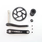 CRUZbike MTB Mountain Bike Kid's  Bicycle Crankset Crank 155/160/165/170/175mm Aluminum Alloy with Chainring 30/32/34/36/38T