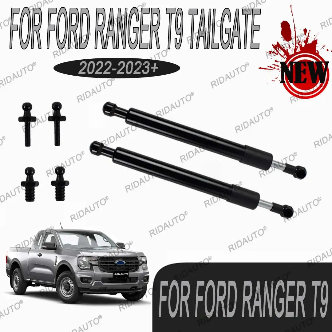 Steel Rear Tailgate Oil Damper Strut Slow Down Easy Up For Ford Ranger 2024 2023 Upgrades T9 Pickup Truck Accessories Australia