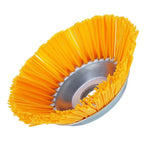 8-Inch Lawn Mower With Grass Head, Nylon Weeding Wheel, Household Weeding Brick Joint With Hardened Nylon Wire  Mowing  Wheel