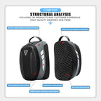 Magnetic Motorcycle Tank Bag EVA Hard Shell Motorbike Fuel Oil Tank Bag 4.5L Portable Card Phone Tool Bag Universal  Black