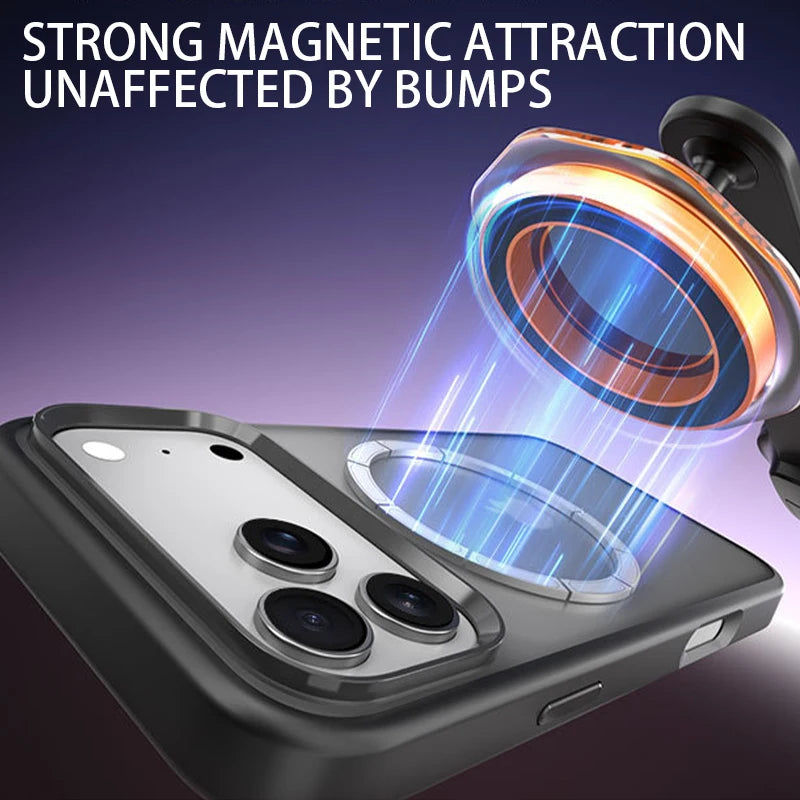 For BYD Denza B5 8 Leopard Car Magnetic Phone Holder Leopard 5 8 Gravity Navigation Mount Adjustable Ball Head Car Accessories