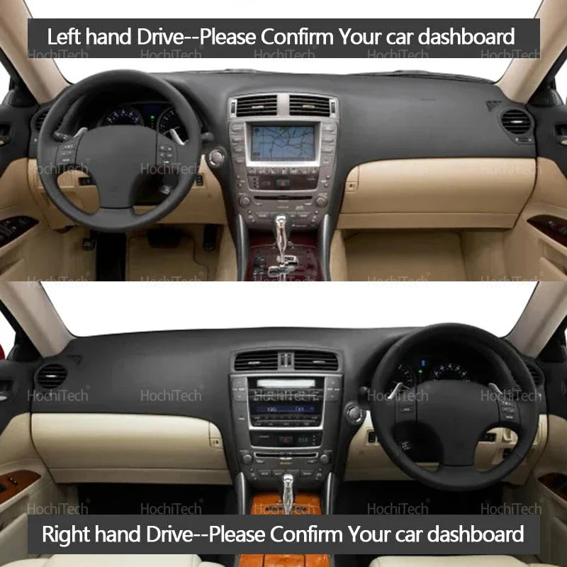 for Lexus IS250 IS300 IS350 2006 2007 2008 2009 2010 2011 Anti-Slip Mat Dashboard Cover Carpet Sunshade Dashmat Accessories