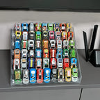 Acrylic Display Stand - Multi Layer Design for Toy Cars and Jewelry, Perfect for Organizing Collectibles and Jewelry Displays