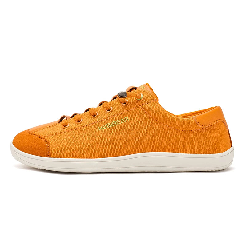 HOBIBEAR Womens Mens Barefoot Shoes | Zero Drop | Wide Toe Casual Canvas Sneakers Minimalist Walking Shoes