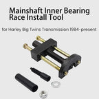 Transmission Mainshaft Inner Bearing Race Installer Puller Tool for 1984+ Harley Big Twin, Aluminum