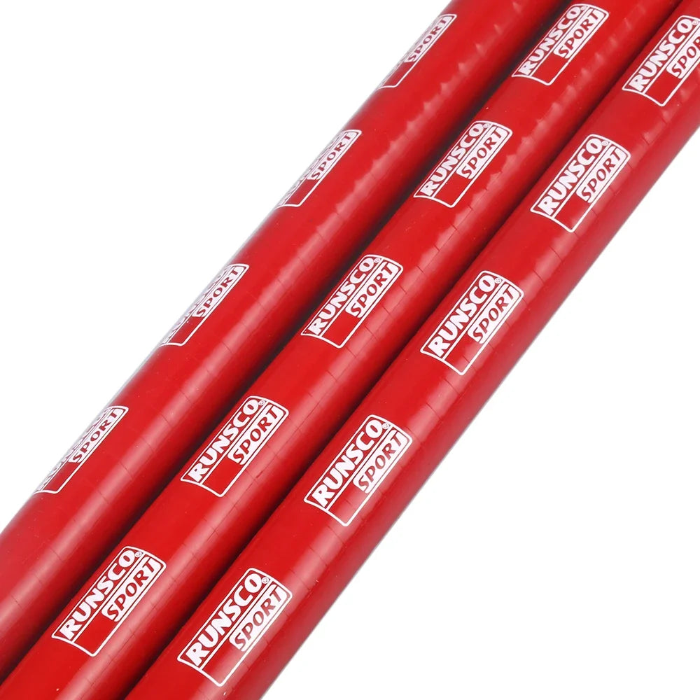 RUNSCO 4Ply Silicone Straight Hose 1 Meter Car Engine Universal Coolant Intercooler Turbo Tube Air Intake Piping water hose Pipe