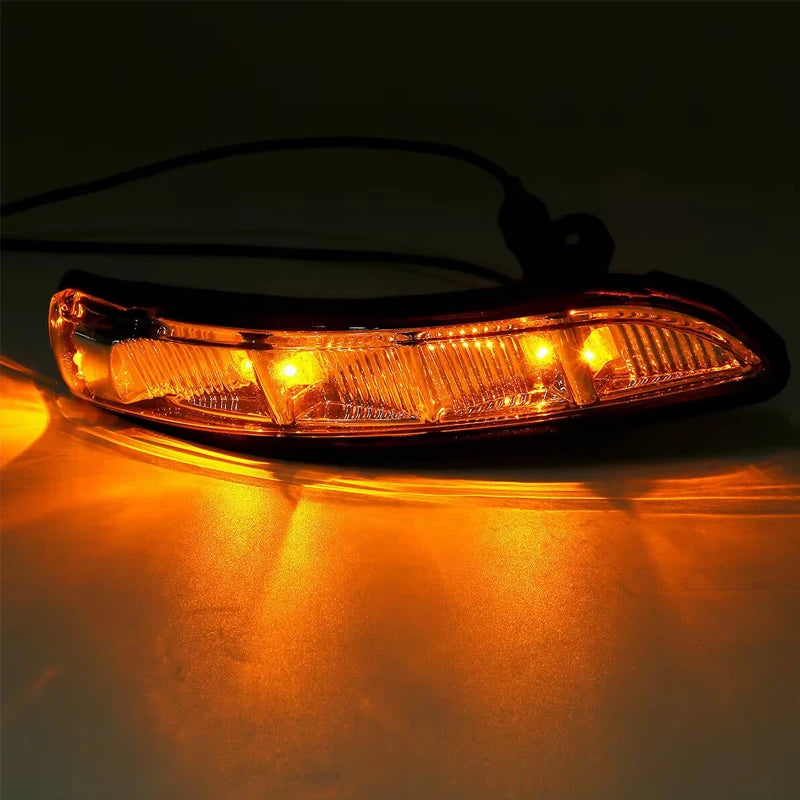 Car Side Rearview Mirror Light for Mercedes Benz W211 W221 W216 W219 2007-2011 Amber Backing Light Turn Signal Indicator Light