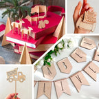 4/8/12/24/48 pieces of wood for crafts - 20*30 cm - 2 mm thick plywood with smooth surface - laser cut square panels