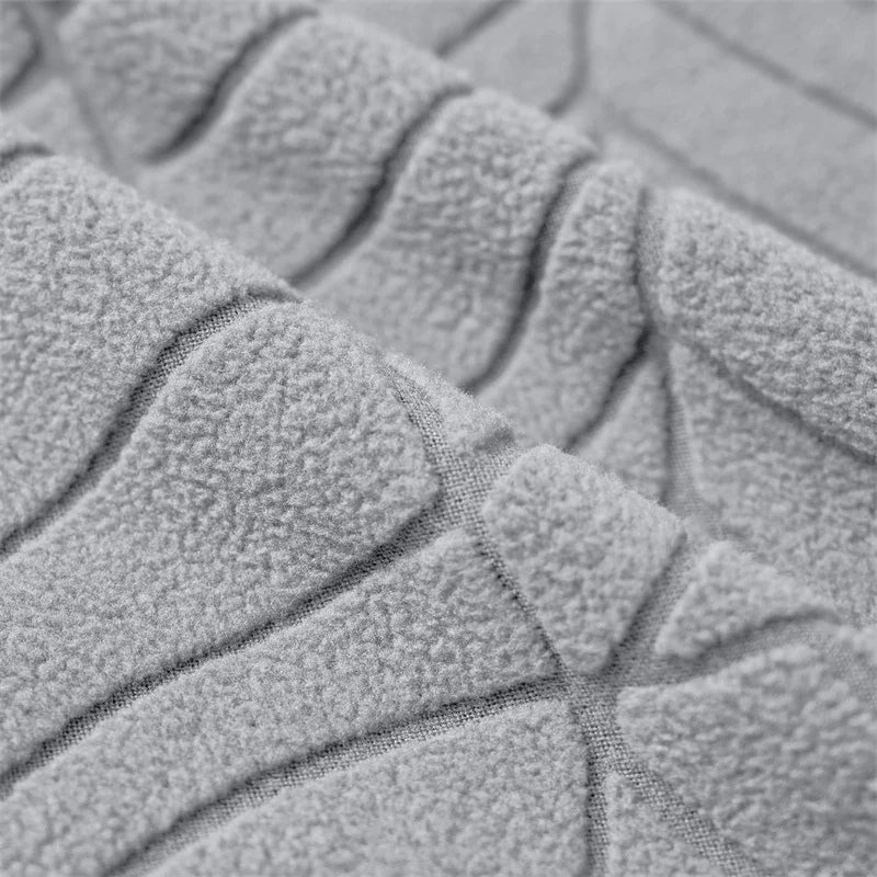 Jacquard RV Dinette Sofa Seat Cushion Cover Elastic Armless Couch Slipcovers Anti-slip Anti-dirt Camper Car Bench Slipcover