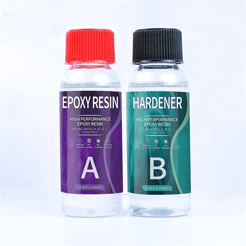 1:1 AB Resin Epoxy Crystal Glue High Adhesive Hardener Crystal Glue For DIY Epoxy Resin Mold Jewelry Making Supplies