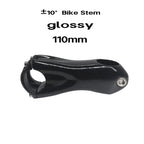 Bicycle Stem Carbon MTB/Road Bike ±10 degrees Stems 80/90/110/110/120/130mm 28.6 mm fork  31.8mm handlebar bike frame parts
