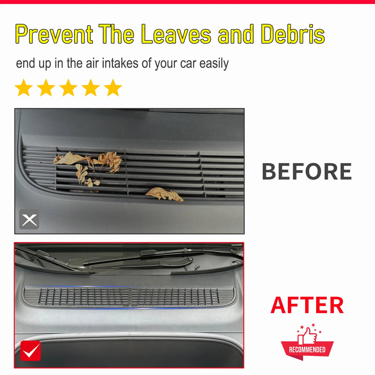 Tesla Model Y Juniper 2025-2026 Front Trunk Air Inlet Vent Grille Insect Net Cover