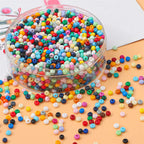 Uniform Smooth Glass Seed Beads Miyuki Japanese Style 2mm/3mm Solid Color Seed Beads for DIY Bracelet Craft Making Supplies