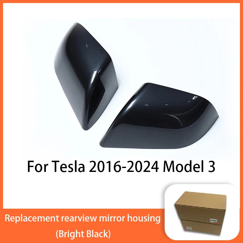 Rearview Mirror Cover Caps for Tesla Model 3 2017-2024 / Model Y 2020-2024, Color Options