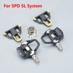 RACEWORK Road Bike Pedals Clipless Clip-On Pedals With Sealed Bearings Nylon Ultralight Pedals For Gravel Cycling Parts