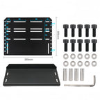 SimRuito Universal Adjustable Sim Racing Pedals Mounting Plate 7075 Aluminum for G29 G920 T300RS Cockpit Floor 3 Pedals