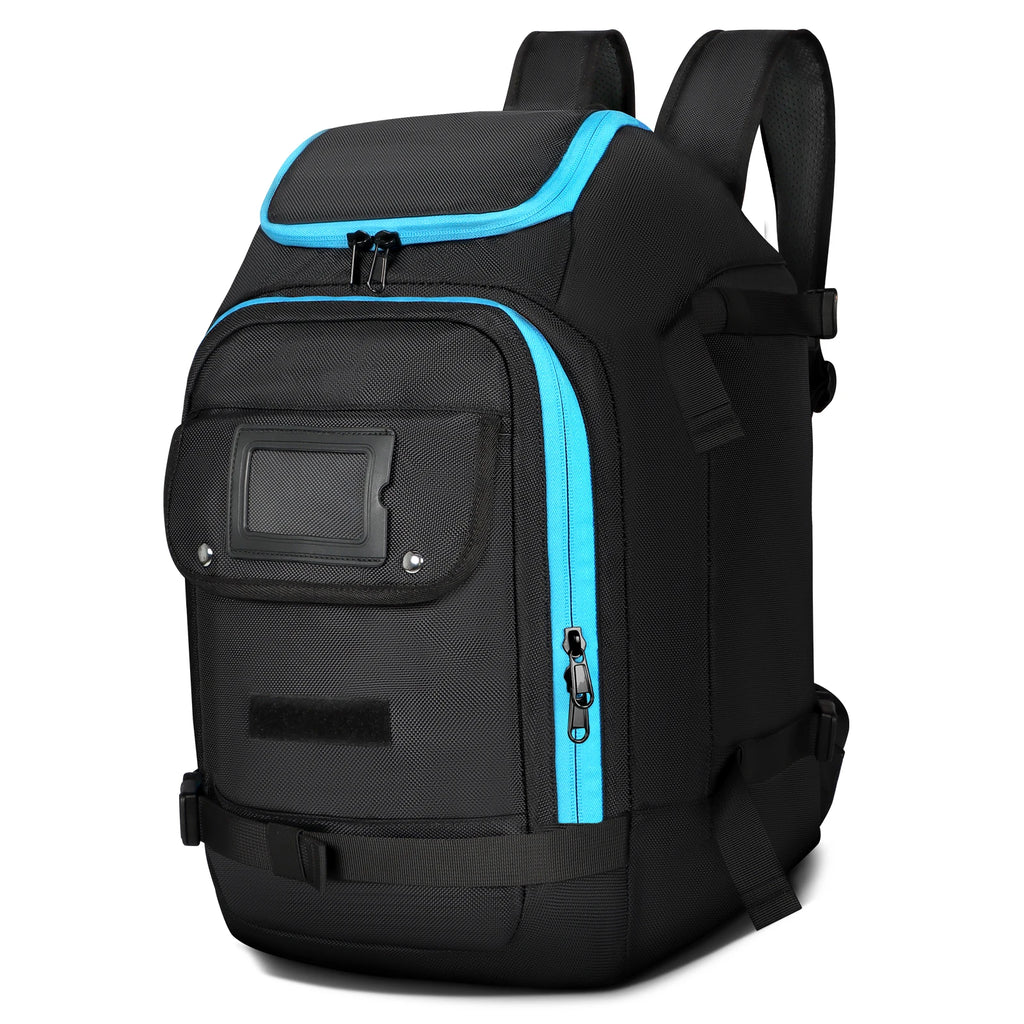 Travel Ski Boot Bag Backpack 50L Large Capacity Waterproof for Snowboard Boots Helmet Goggles Hang Skis Dry Wet Separation