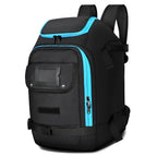 Travel Ski Boot Bag Backpack 50L Large Capacity Waterproof for Snowboard Boots Helmet Goggles Hang Skis Dry Wet Separation