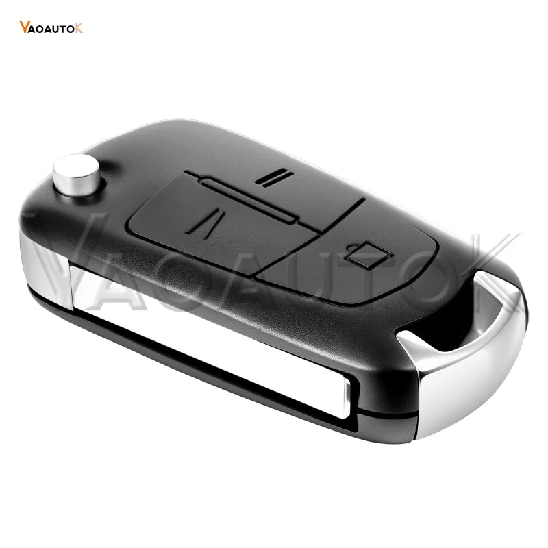 Flip remote key fob 433MHz ID46 PCF7941/7946 for Opel/Vauxhall Astra H Zafira B