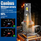 LED Headlight/Fog Light Bulb Canbus 6000K 12V/24V, H11 H8 H9 H16JP 9005 9006 Socket