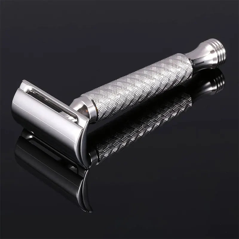 CNC 316L Stainless Steel Men's Manual Shaver Classic Double Edge Safety Razor