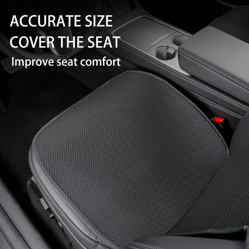car seat cover cushion For Tesla Model 3/Model Y 2019-2026 juniper Ice Silk Seat Cover breathable seat car Interior accessories