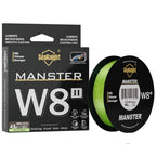 SeaKnight Brand W8 II Series Fishing Lines 8 Weaves 500m 300m 150m Upgrade Strong Braided PE Line for Seawater fishing 15-100LBs