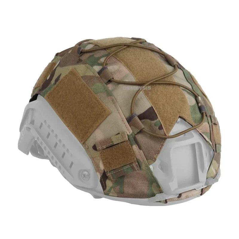 FAST Tactical Helmet Cover Lightweight Outdoor Hunting Shooting Wargame Helmets Cloth Camouflage Paintball Helmet Cover