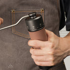 icafilas Manual Coffee Grinder 420 stainless steel 7-core burr coffee bean grinder adjustable grinding thickness anti slip pad
