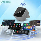 Ottocast Mini Slim Wireless CarPlay Android Auto Adapter USB Dongle Plug Play Wifi Auto Connect for Mercedes Benz Audi Toyota et