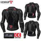VEMAR 2025 Men New Motorcycle Jacket Moto Body Armor MX Armor Motocross Racing Jacket CE Approval Motorbike Moto Protection Gear