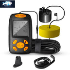 FindFish smart Portable Sonar Fish Finder Depth Underwater Fishing Camera Sounder Alarm Transducer Fishfinder 100m temperature e