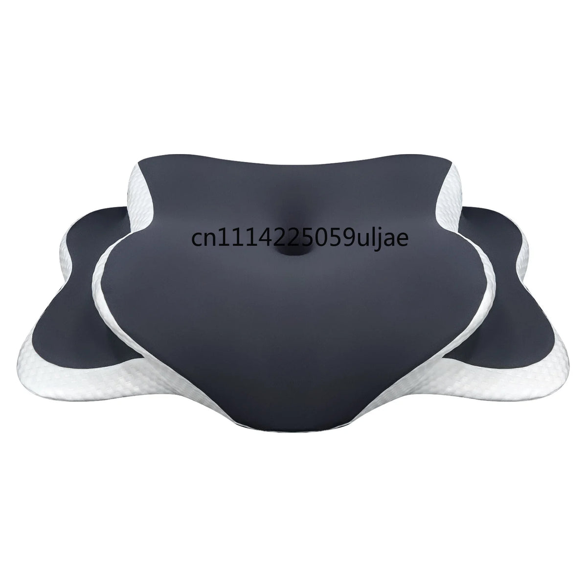 Adjustable Cervical Memory Foam Pillow for Neck Pain Relief, Ice Silk Pillowcase, Back/Side