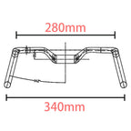2024 Gravel handle 14 ° Carbon Bicycle Handlebar Aero Handlebar Drop Lift Road Bike Handlebar Internal cable Fixed tooth track