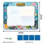 Magic Water Drawing Mat Extra Large Water Doodle Toy Set Painting Board Children Educational Toys Gift for Kids Multiple Size
