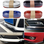 Universal Car Bumper Lip 2.5M Stickers Car Front Bumper Lip Rubber Car Bumper Protectors Exterior Mouldings Bumper Lip Strip